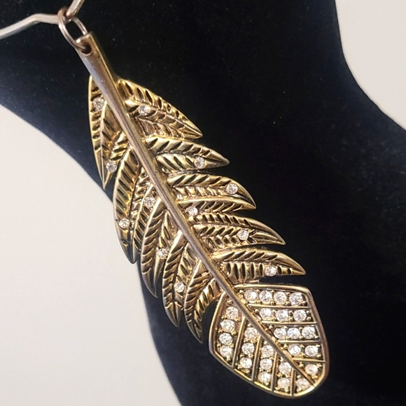 BJ Indian Summer Large Feather Choker - Picture 3 of 6